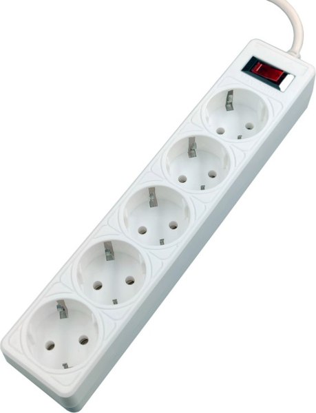 Изображение товара Сетевой фильтр 5bites SP5W-518 5S (1.8м, белый)