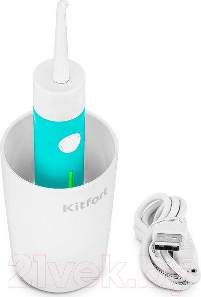 Изображение товара Ирригатор Kitfort KT-2957-3 (белый/бирюзовый)
