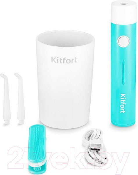 Изображение товара Ирригатор Kitfort KT-2957-3 (белый/бирюзовый)