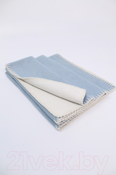 Изображение товара Покрывало для малышей Klippan Cotton 70x90 (голубой)