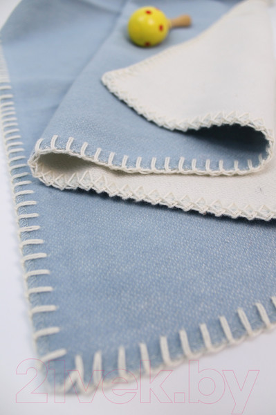 Изображение товара Покрывало для малышей Klippan Cotton 70x90 (голубой)