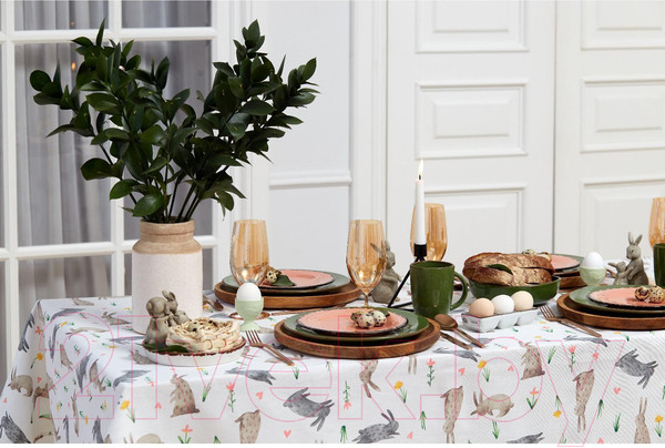 Изображение товара Скатерть Доляна Fluffy Bunnies 180x144 / 5538631