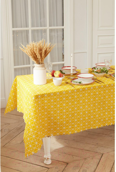 Изображение товара Скатерть Доляна Паутина 145x145 / 5985631