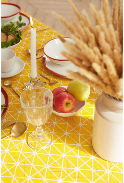 Изображение товара Скатерть Доляна Паутина 145x145 / 5985631