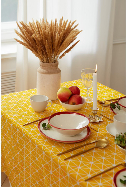 Изображение товара Скатерть Доляна Паутина 145x145 / 5985631