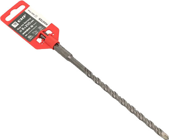 Изображение товара Бур EKF Expert SDS-plus бетон 8x210мм / db-8-210-2x4