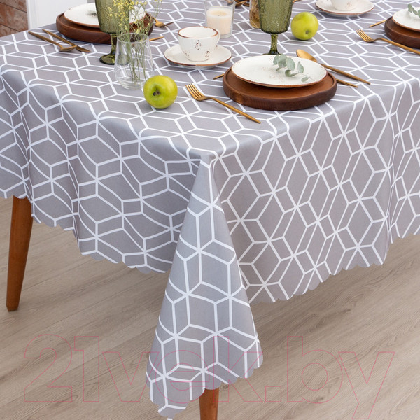Изображение товара Скатерть Доляна Hexagon 145x220 / 7797378