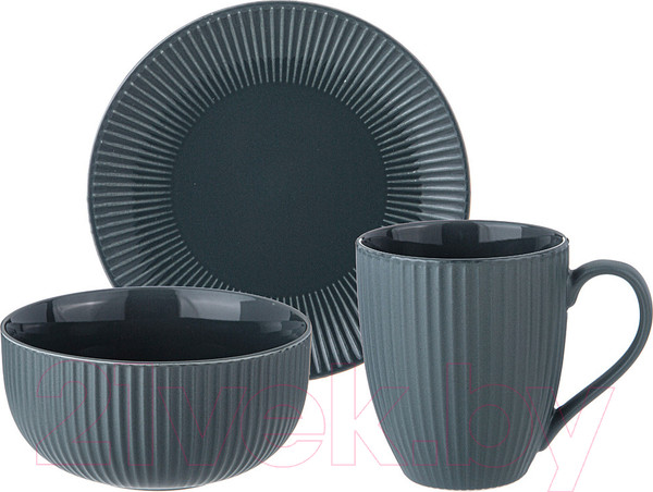 Изображение товара Набор столовой посуды Lefard Trendy / 756-442 (3пр, черный)