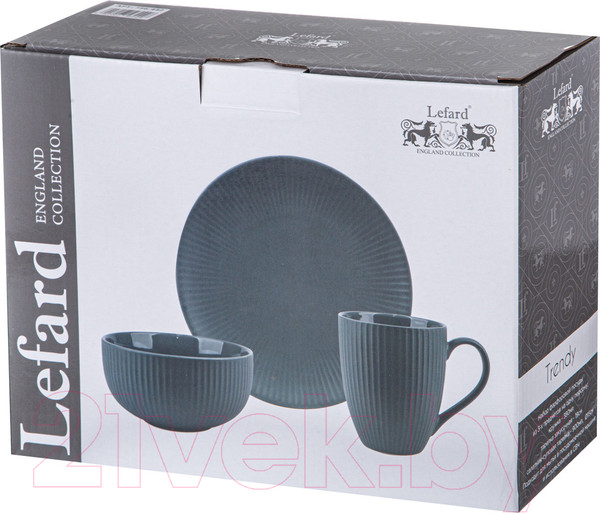 Изображение товара Набор столовой посуды Lefard Trendy / 756-442 (3пр, черный)