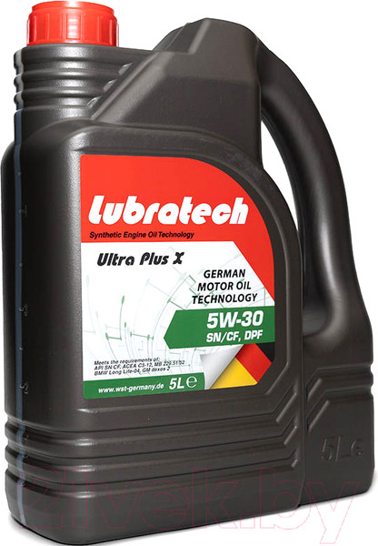 Изображение товара Моторное масло Lubratech Ultra Plus X 5W30 (5л)