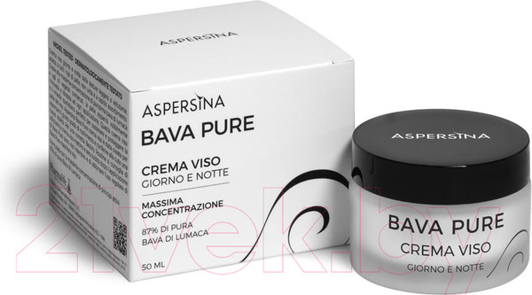 Изображение товара Гель для лица Pharmalife Research Aspersina Bava Pure Gel Viso С муцином улитки 90% день/ночь (50мл)