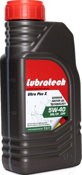 Изображение товара Моторное масло Lubratech Ultra Plus X 5W40 (1л)