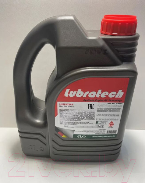 Изображение товара Моторное масло Lubratech Ultra Plus X 5W40 (4л)