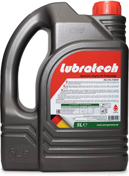 Изображение товара Моторное масло Lubratech Ultra Plus X 5W40 (5л)