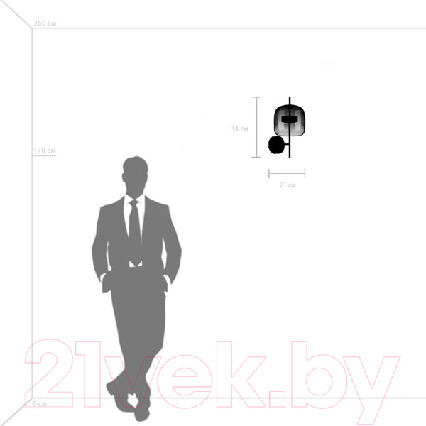 Изображение товара Бра Lightstar Cupola 804618