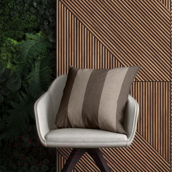 Изображение товара Подушка декоративная Нордтекс Думка ВН 40x40 / 777035 (зебра-капучино рогожка)