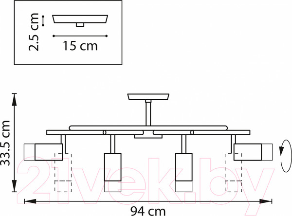 Изображение товара Люстра Lightstar Rullo LR7183781