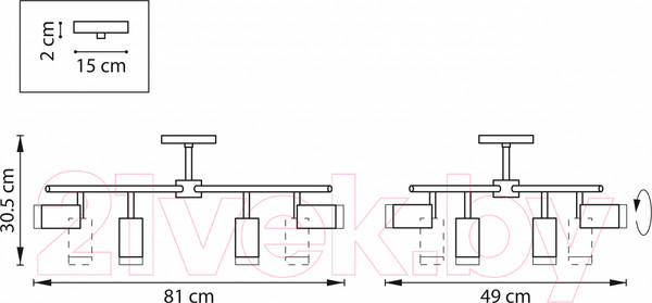 Изображение товара Люстра Lightstar Rullo LR7283743640