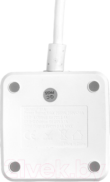 Изображение товара Удлинитель EKF PROxima Куб / UBA-CUB-2-FC (1.3м)