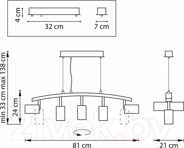 Изображение товара Люстра Lightstar Rullo LR735372363