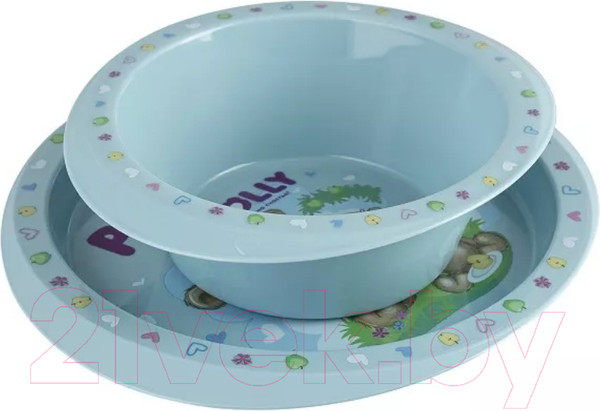 Изображение товара Набор посуды для кормления Полимербыт Polly / 4338923