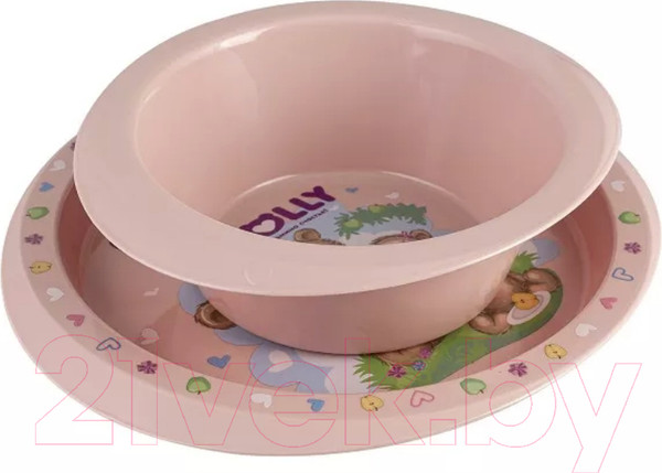 Изображение товара Набор посуды для кормления Полимербыт Polly / 4338923