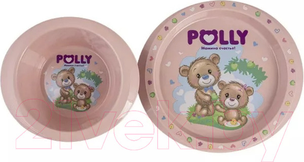 Изображение товара Набор посуды для кормления Полимербыт Polly / 4338923