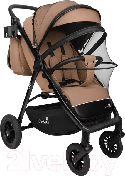 Изображение товара Детская прогулочная коляска Costa Vita / VT-7 (бежевый)