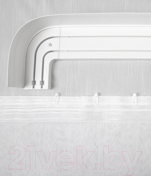 Изображение товара Гардина LEGRAND Кристи 300x280 с утяжелителем / 58128663 (белый)