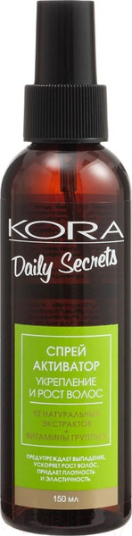 Изображение товара Спрей для волос Kora Укрепление и рост (150мл)