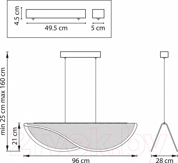 Изображение товара Потолочный светильник Lightstar Varese 731403