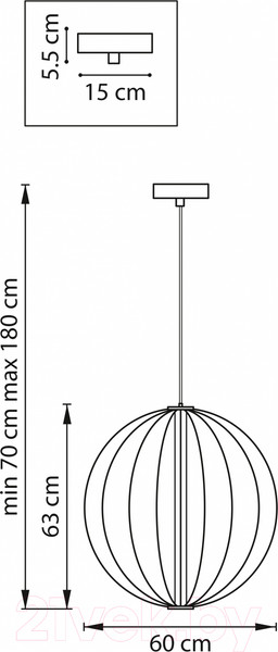 Изображение товара Потолочный светильник Lightstar Sole 734067