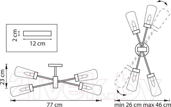 Изображение товара Светильник Lightstar Crotone 690643