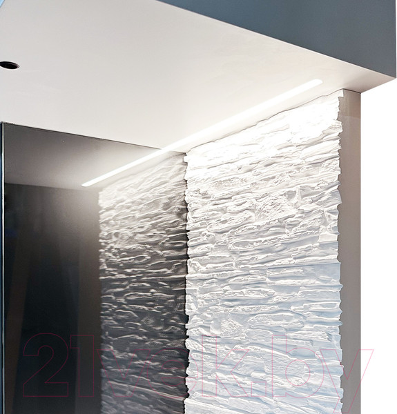 Изображение товара Каминокомплект Смолком Madison V42 + Vision 42 LED (бьянко белый)