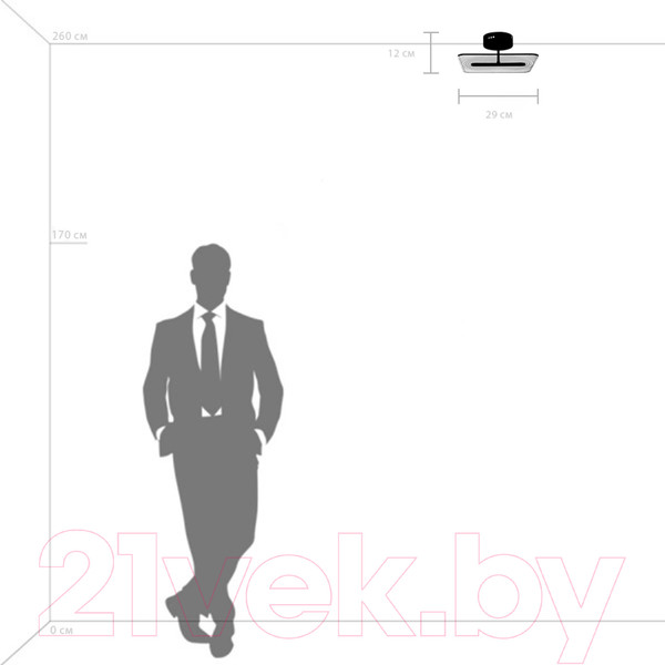 Изображение товара Потолочный светильник Lightstar Acrile 738043