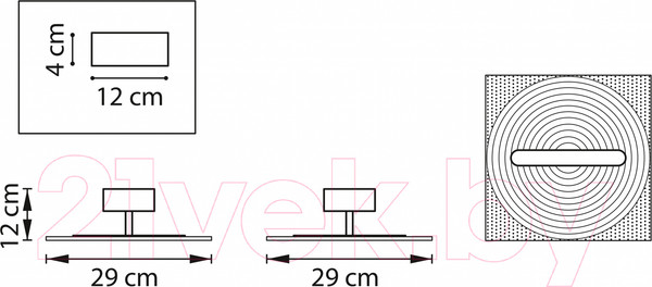 Изображение товара Потолочный светильник Lightstar Acrile 738043