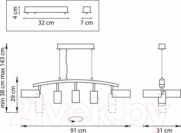 Изображение товара Люстра Lightstar Rullo LR735872363