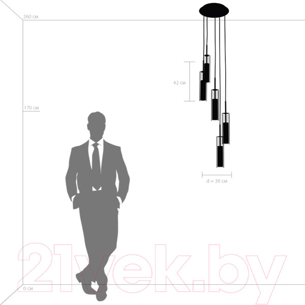 Изображение товара Люстра Lightstar Cilino 756052
