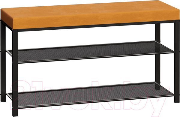 Изображение товара Банкетка ЗМИ Торонто 33С / БТ33СЧГ (горчичный/черный)