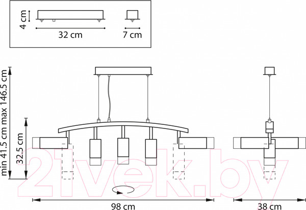 Изображение товара Люстра Lightstar Rullo LR7358723631