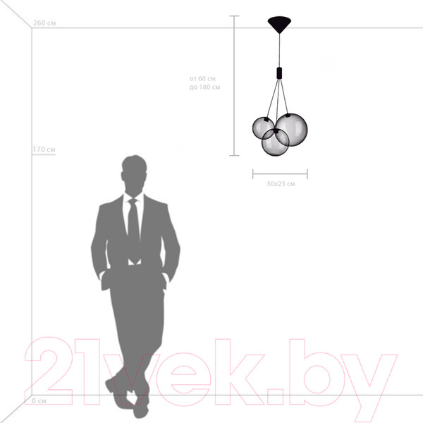 Изображение товара Люстра Lightstar Sferetta 801039