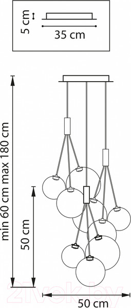 Изображение товара Люстра Lightstar Sferetta 801090