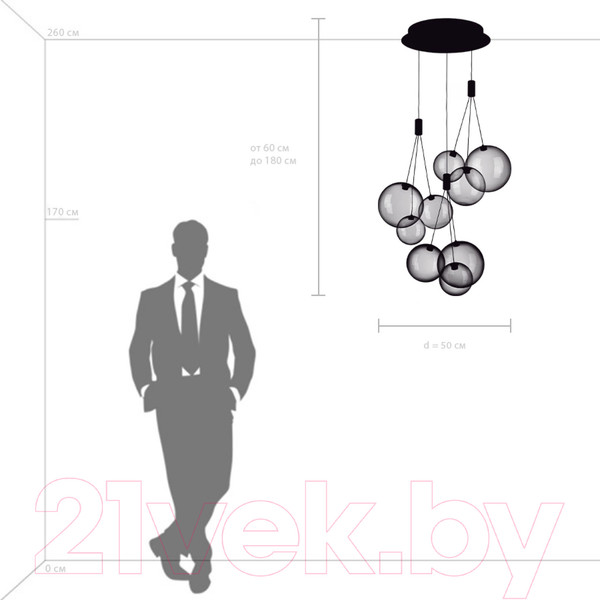 Изображение товара Люстра Lightstar Sferetta 801090