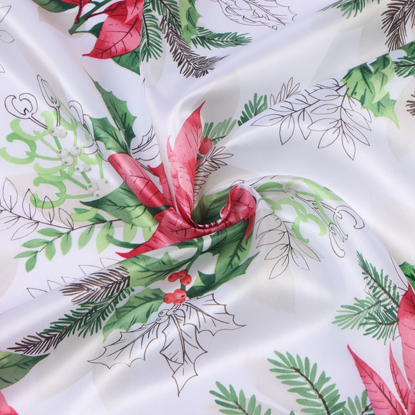 Изображение товара Скатерть Доляна Рождественский букет 110x145 / 9580635