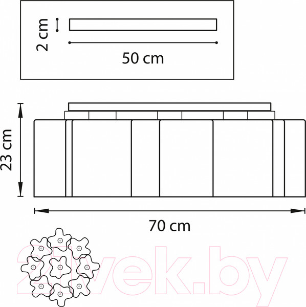 Изображение товара Люстра Lightstar Nubi 802097