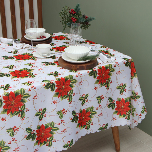 Изображение товара Скатерть Доляна В преддверии Рождества 110x145 / 9580640