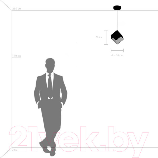 Изображение товара Потолочный светильник Lightstar Qubica 805502