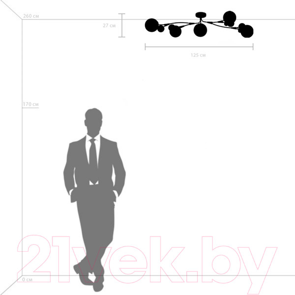 Изображение товара Люстра Lightstar Croco 815557