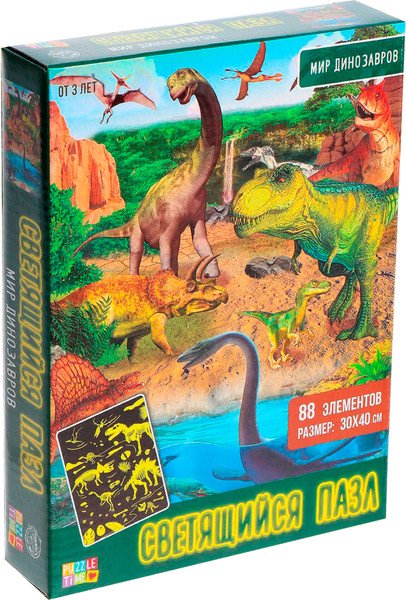 Изображение товара Пазл Puzzle Time Мир динозавров / 5664460