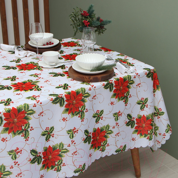 Изображение товара Скатерть Доляна В преддверии Рождества 145x180 / 9580641